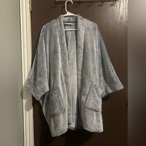 Natori Plush Gray Cardigan